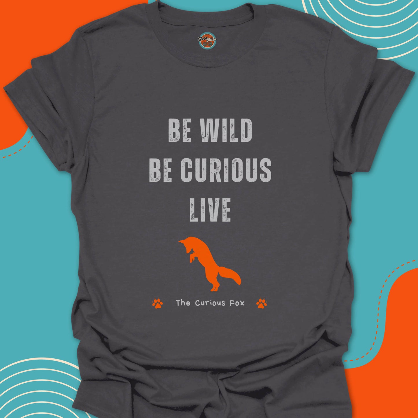CURIOUS FOX (Rustic) - Tee #2