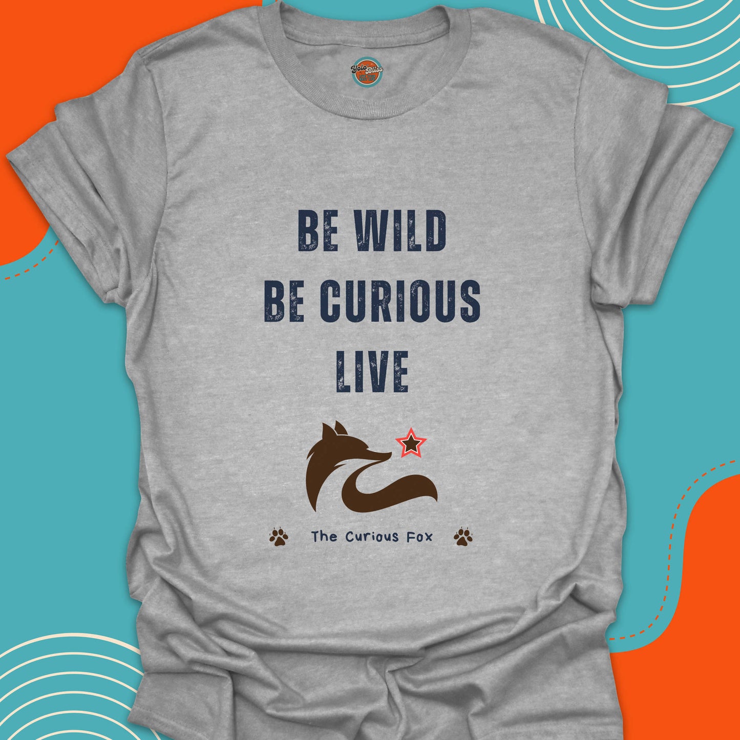CURIOUS FOX (Rustic) - Tee #3