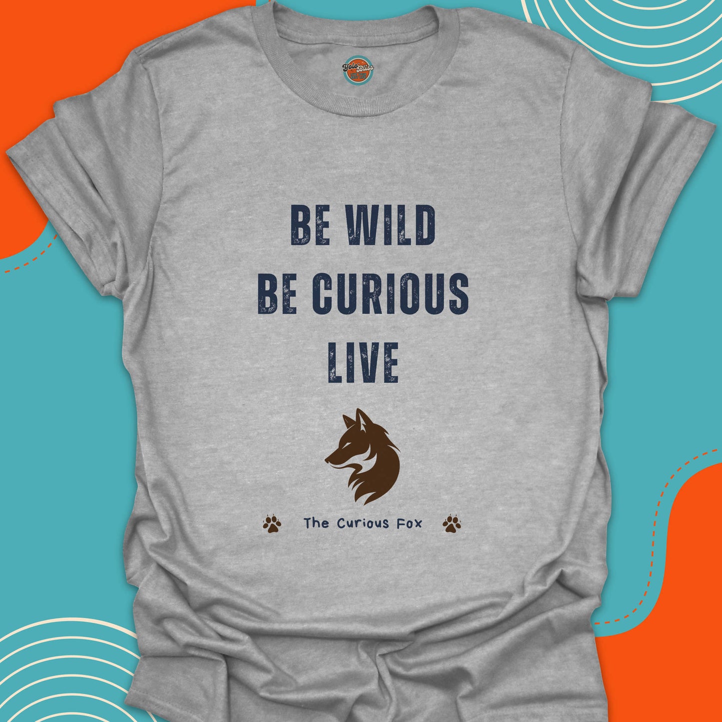 CURIOUS FOX (Rustic) - Tee #5