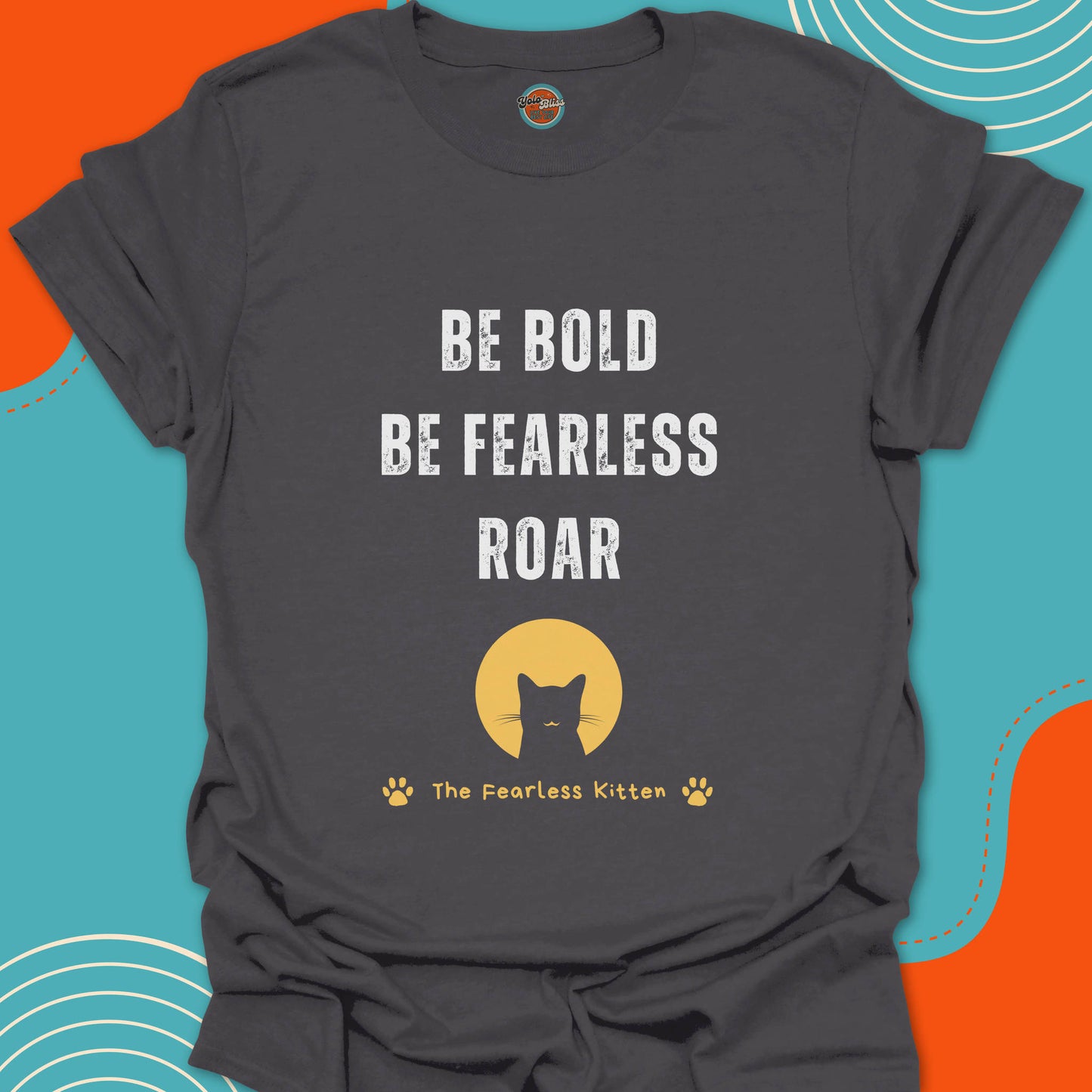 FEARLESS KITTEN (Rustic) - Tee #3