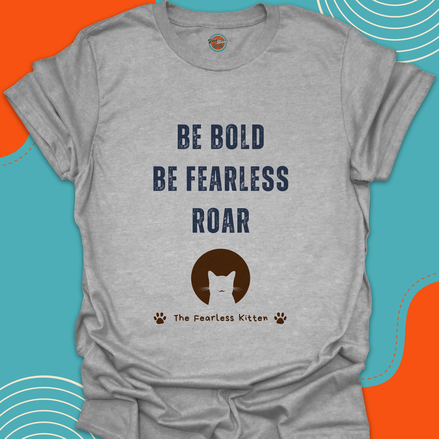 FEARLESS KITTEN (Rustic) - Tee #3