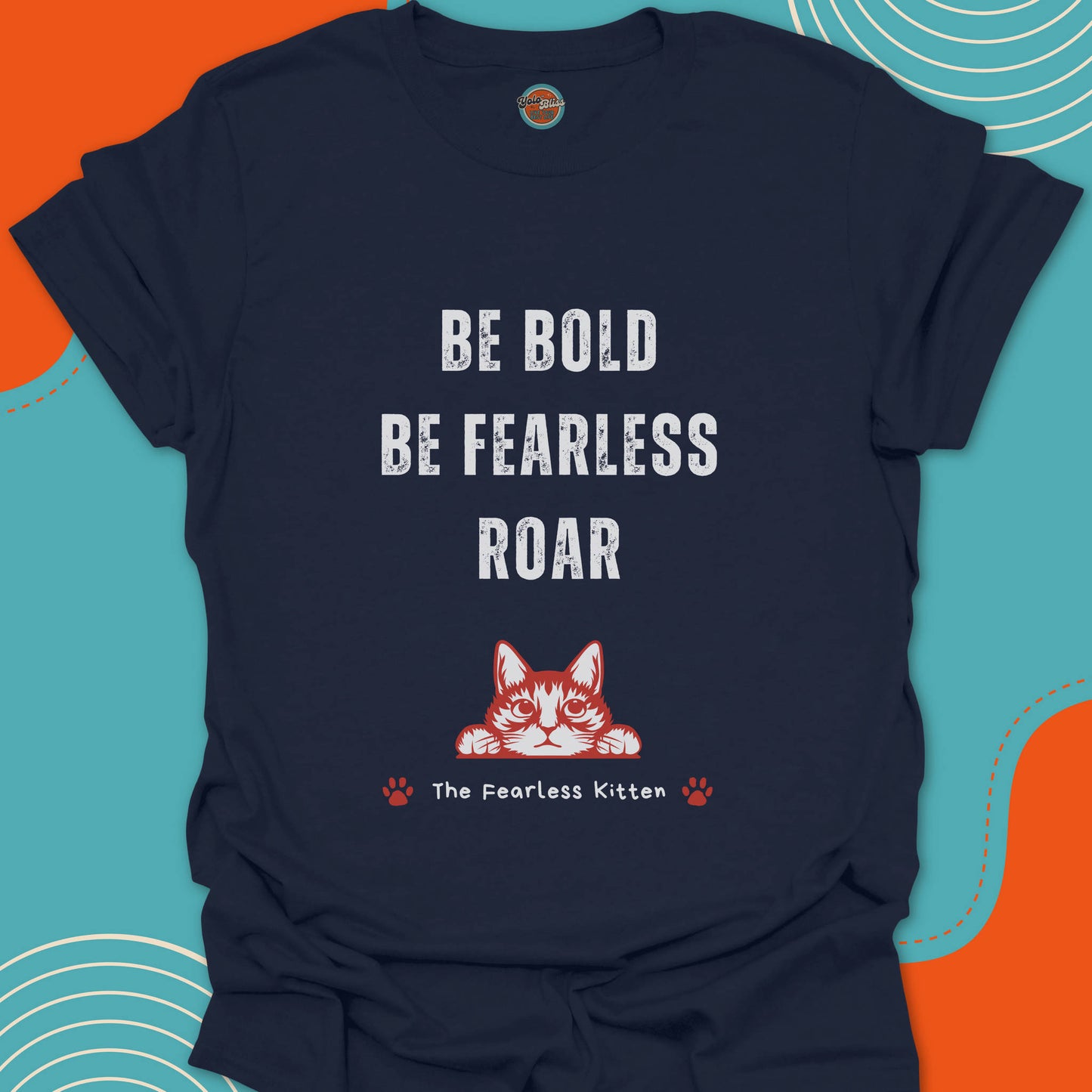 FEARLESS KITTEN (Rustic) - Tee #5