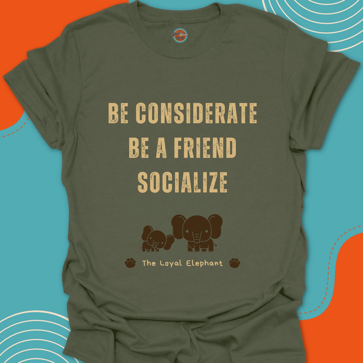 LOYAL ELEPHANT (Rustic) - Tee #3