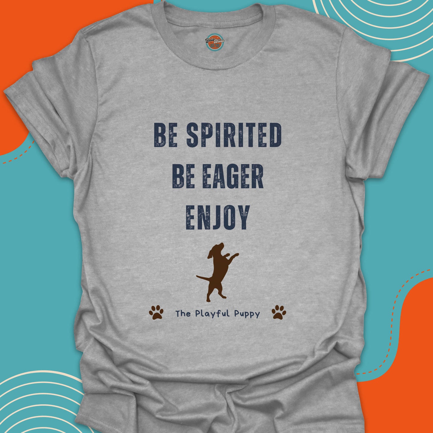 PLAYFUL PUPPY (Rustic) - Tee #1