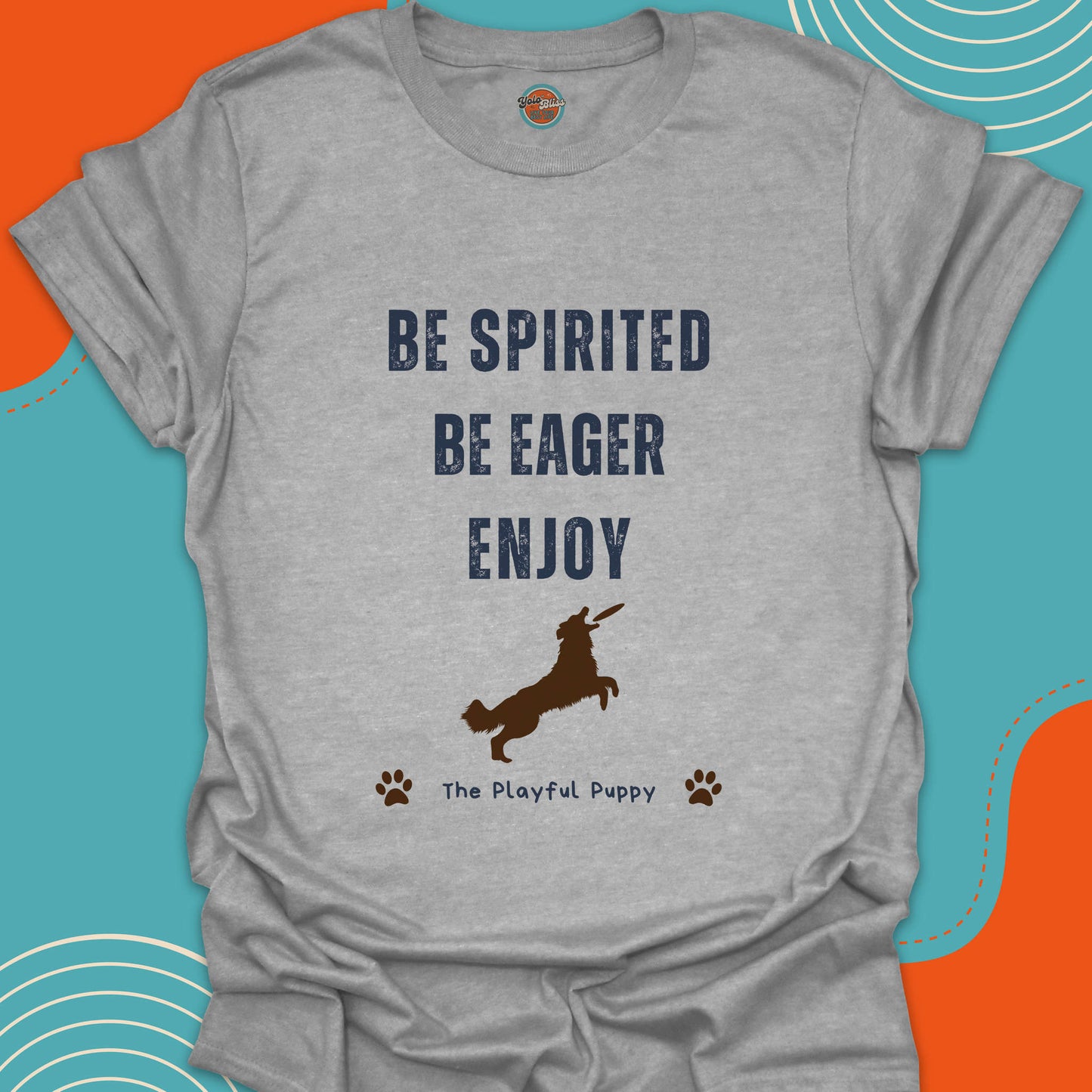 PLAYFUL PUPPY (Rustic) - Tee #2