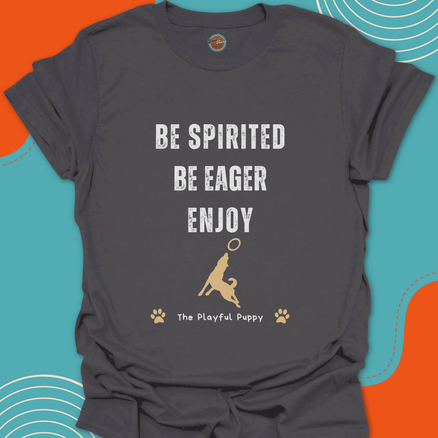 PLAYFUL PUPPY (Rustic) - Tee #3