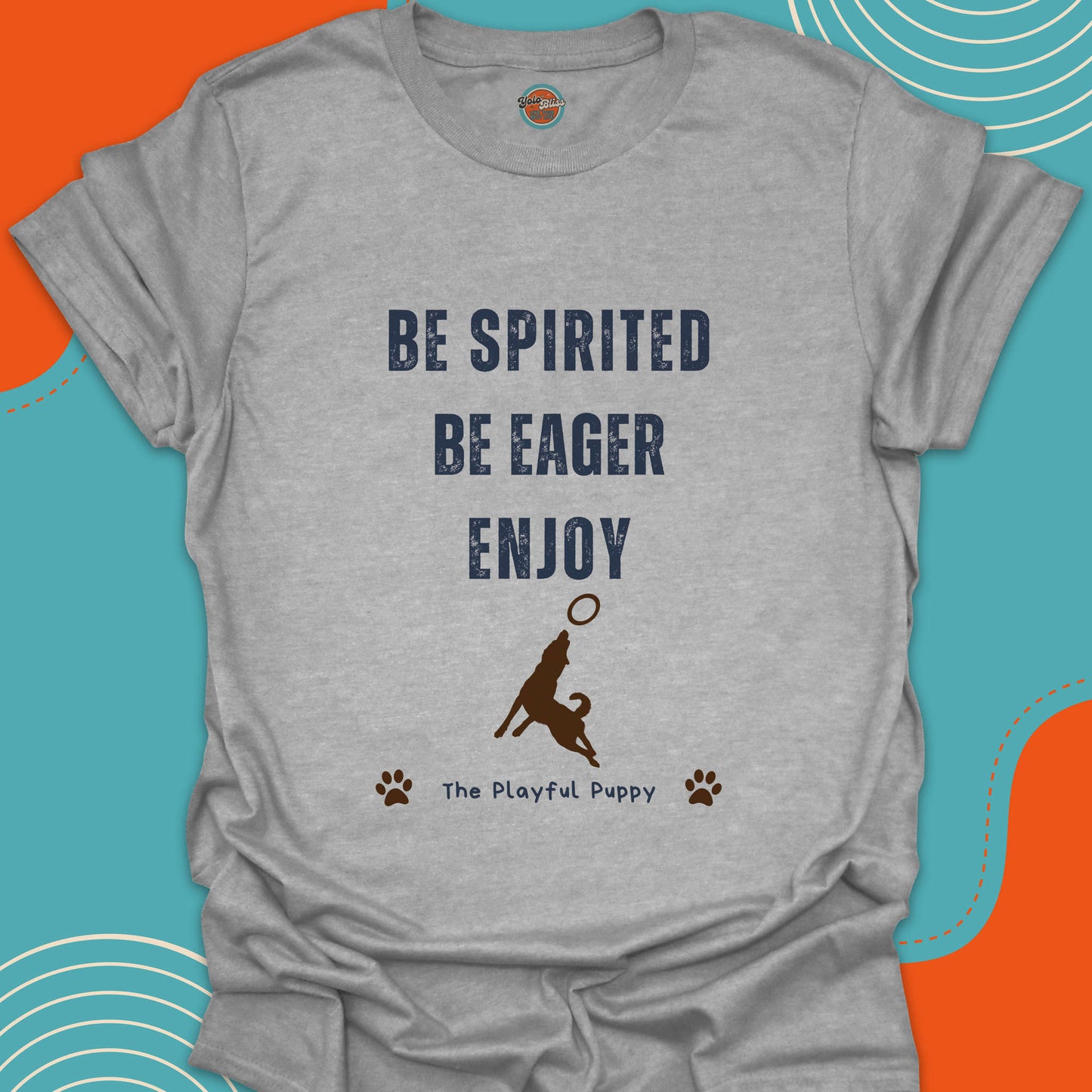 PLAYFUL PUPPY (Rustic) - Tee #3