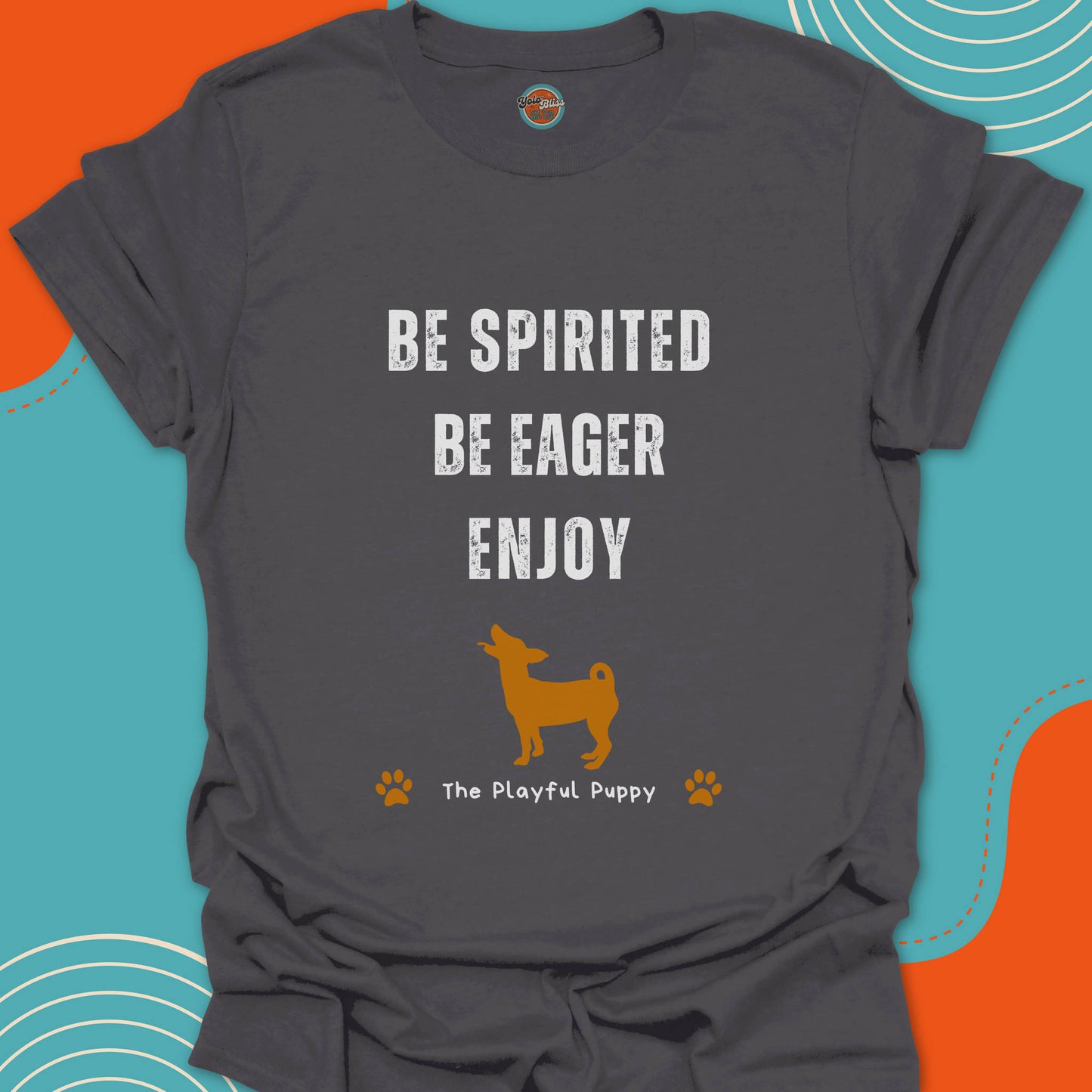 PLAYFUL PUPPY (Rustic) - Tee #4