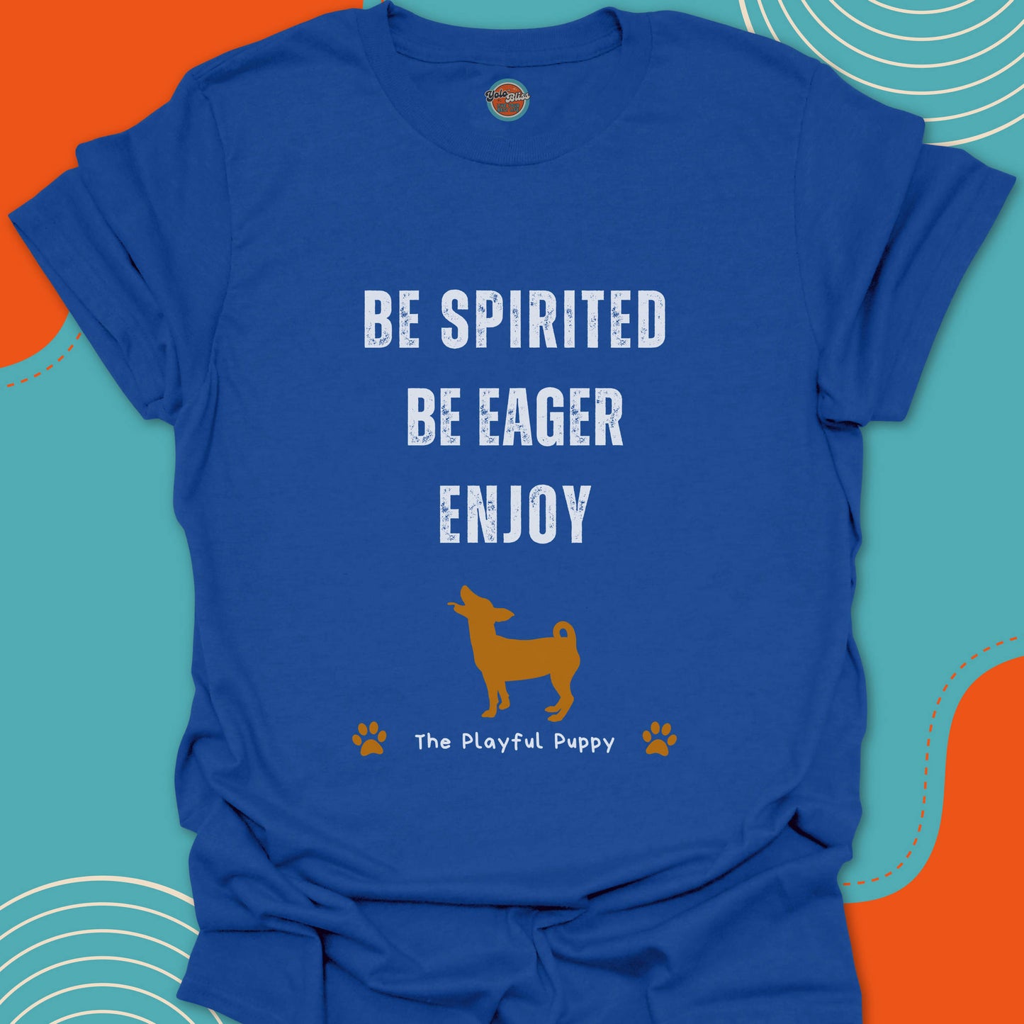 PLAYFUL PUPPY (Rustic) - Tee #4