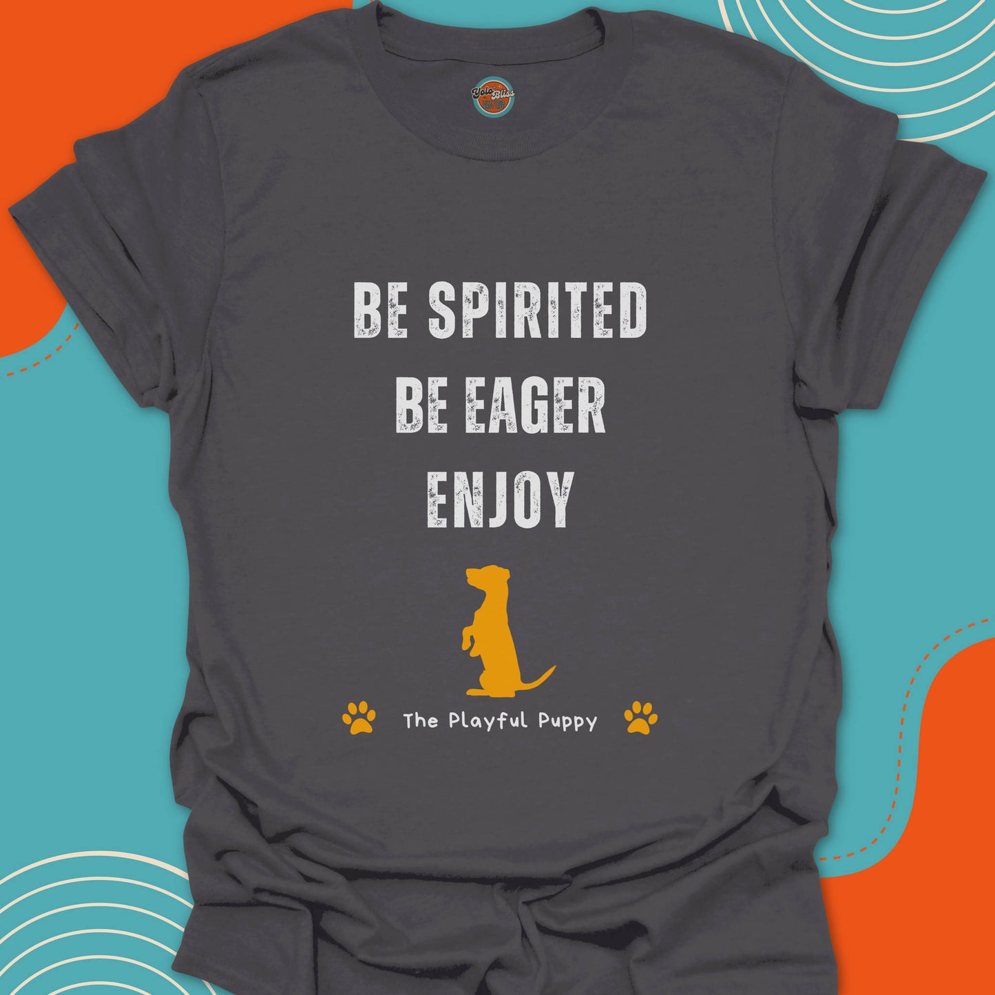 PLAYFUL PUPPY (Rustic) - Tee #5