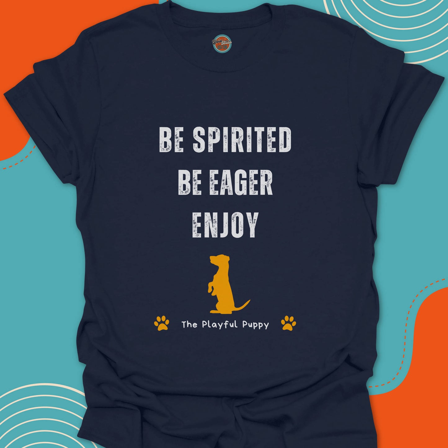 PLAYFUL PUPPY (Rustic) - Tee #5