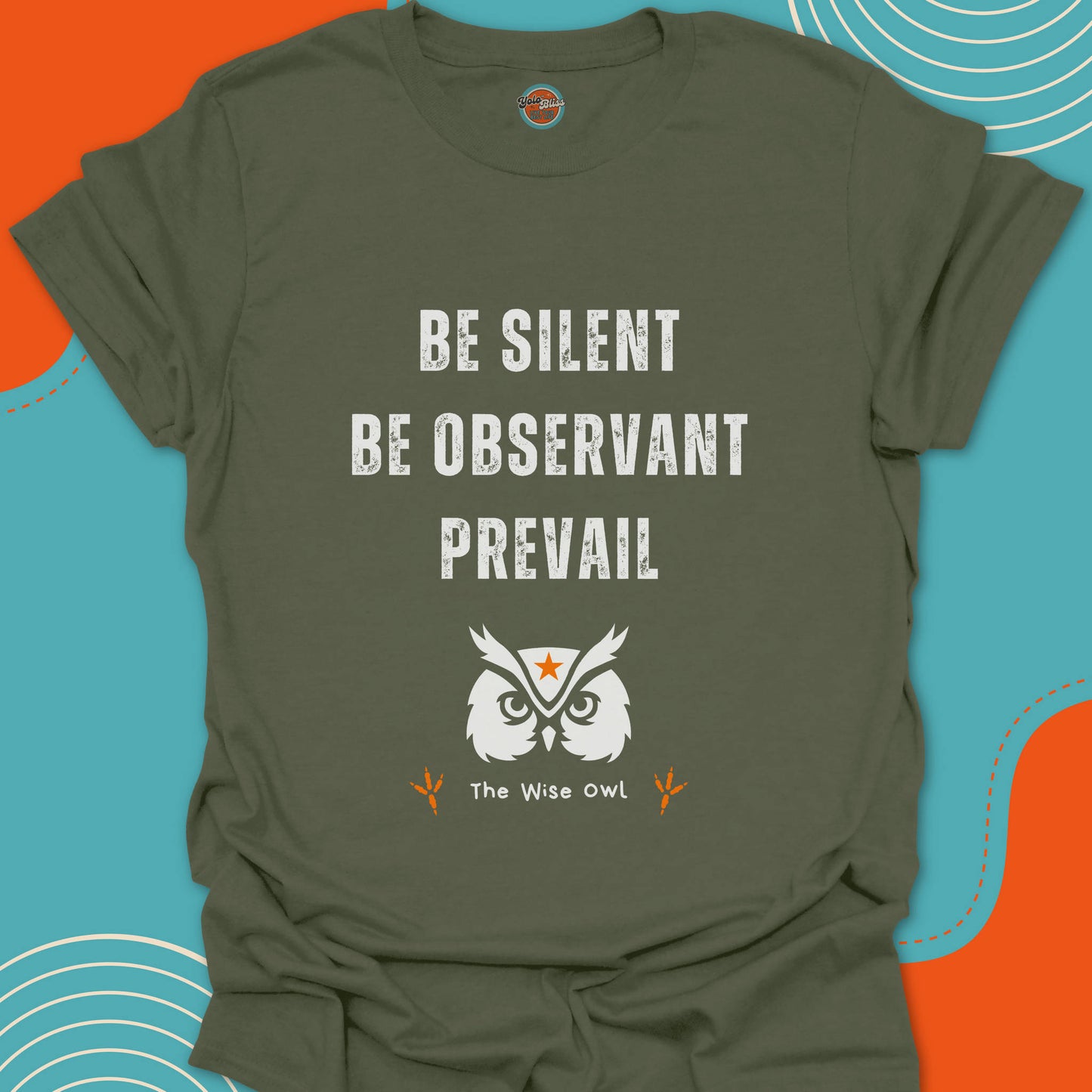 WISE OWL (Rustic) - Tee #4