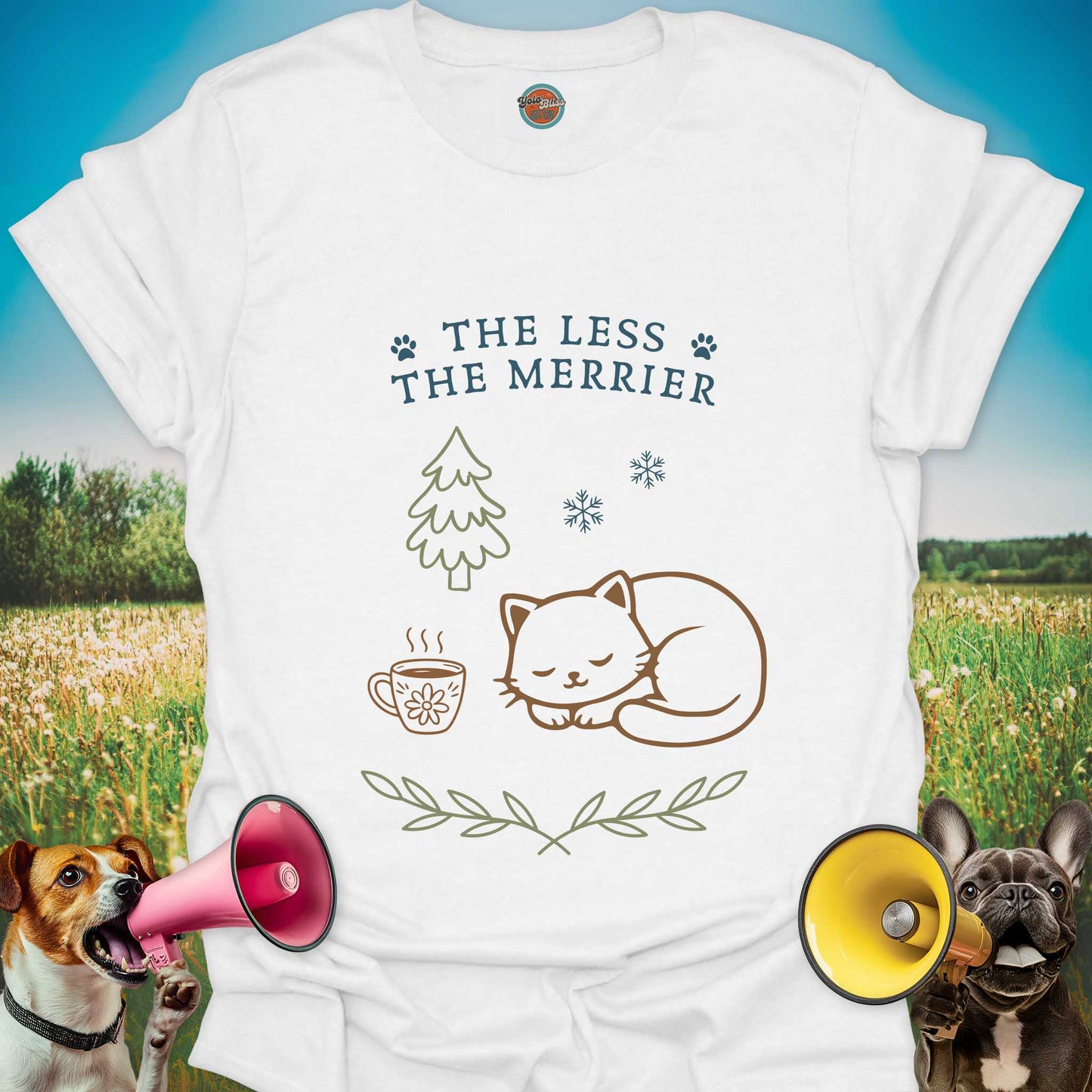 THE LESS THE MERRIER CAT - Tee