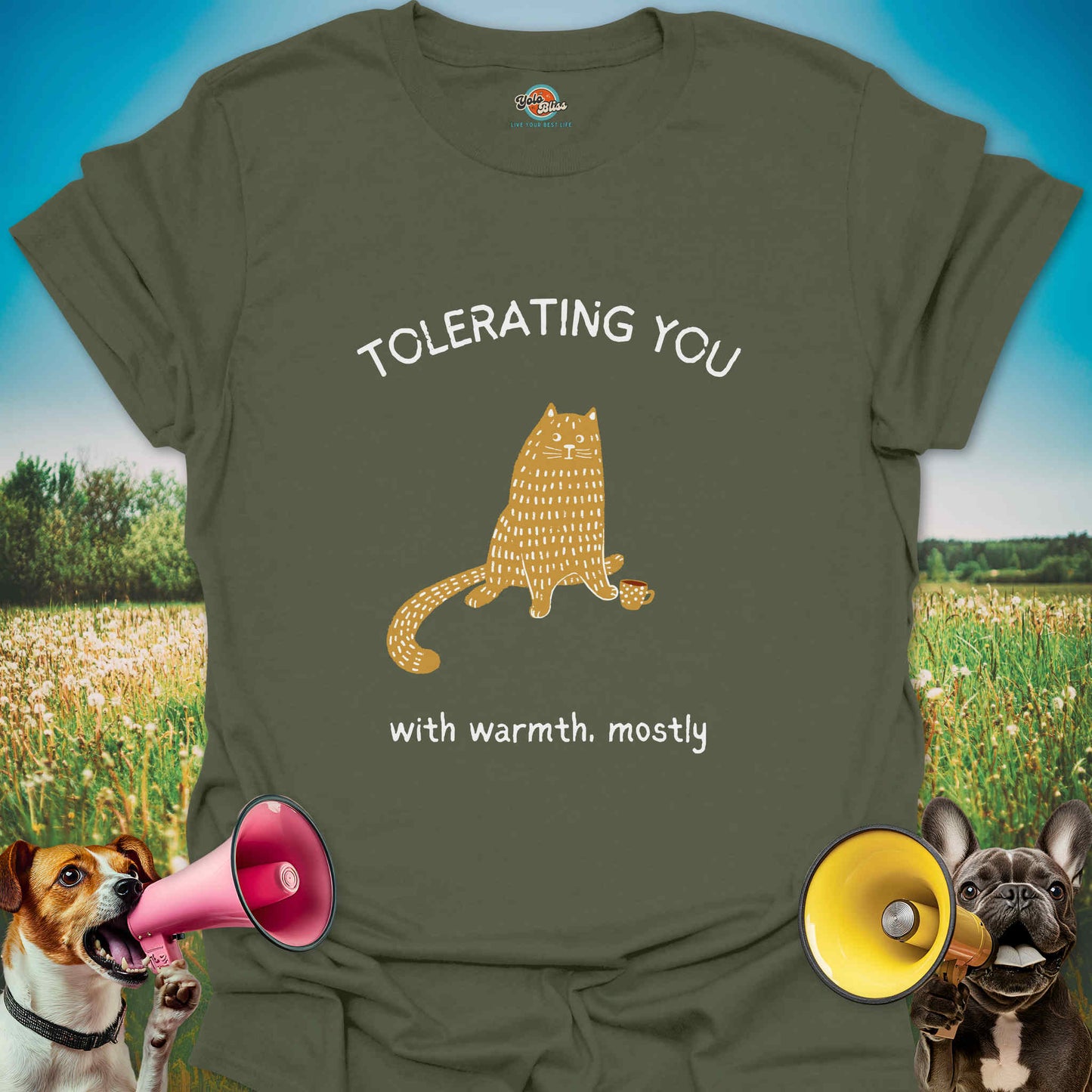 Tolerating You Cat - Tee