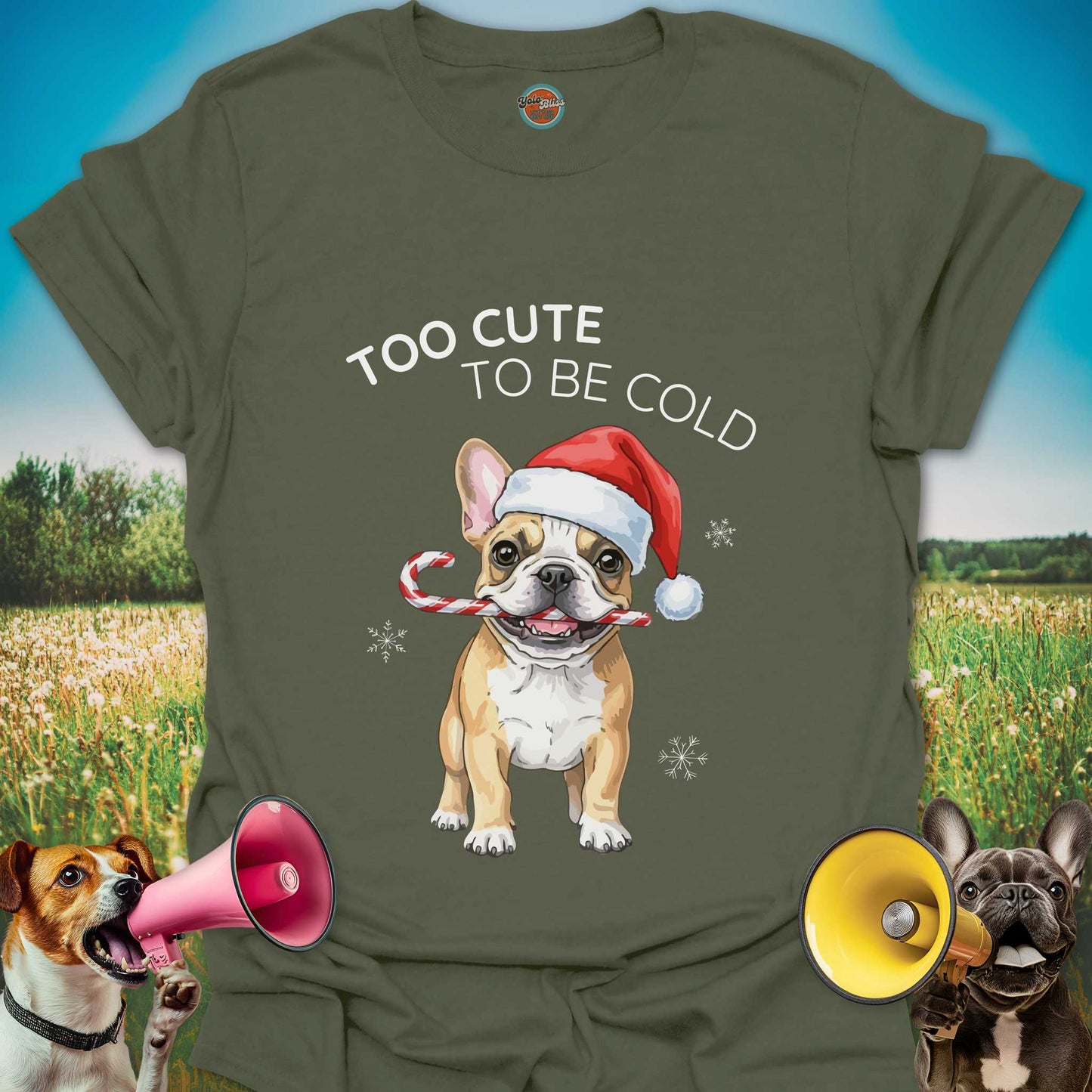 TOO CUTE TO BE COLD DOG - Tee #1