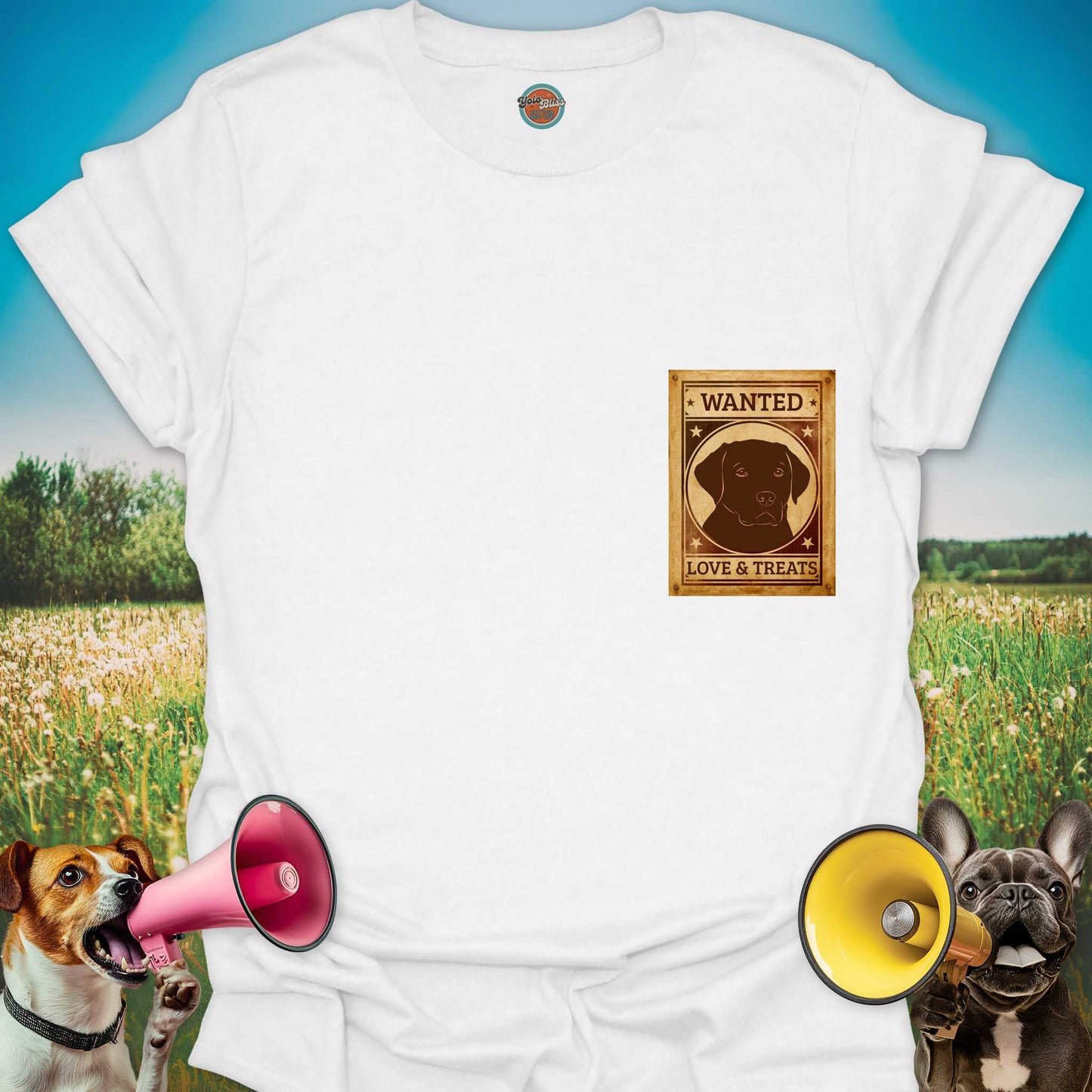 WANTED LOVE & TREAT DOG - Tee