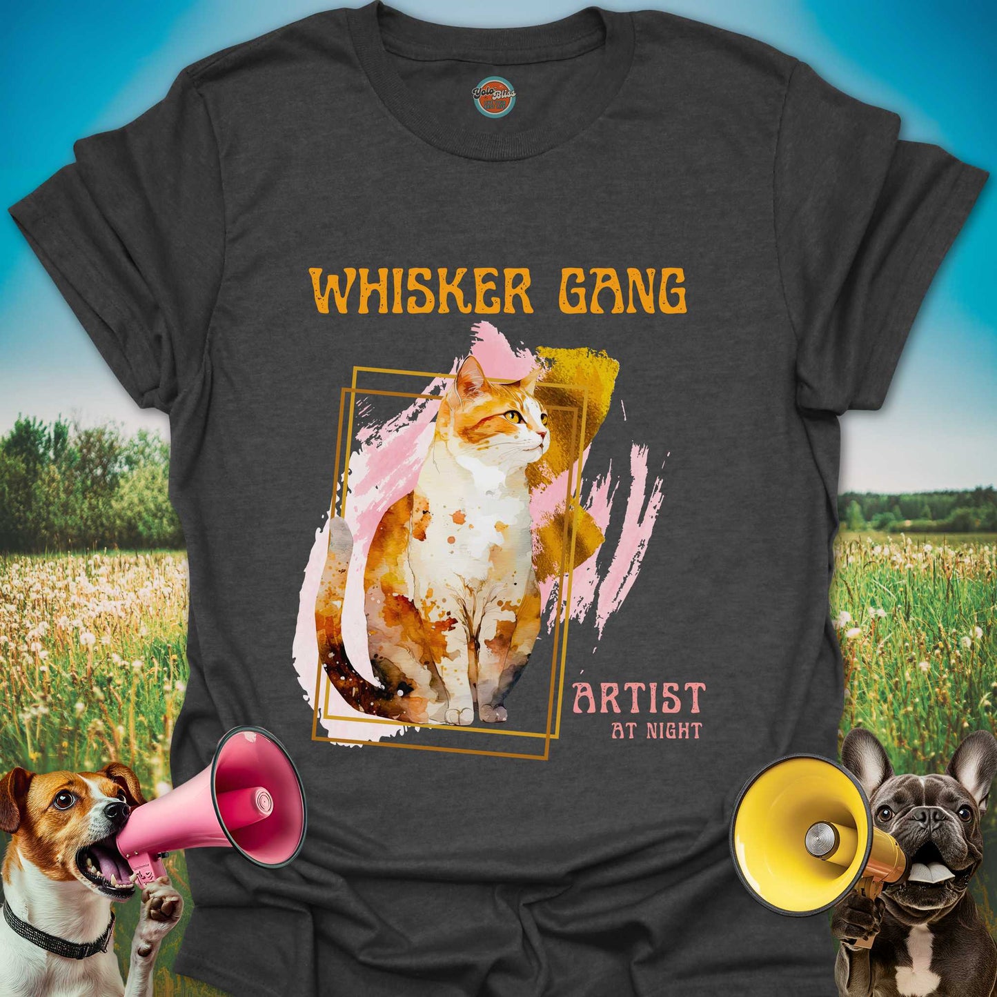WHISKER GANG CAT - Tee #1