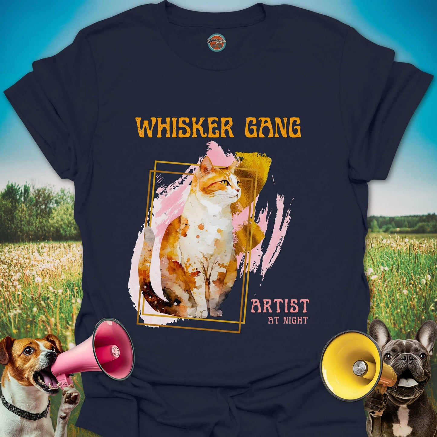 WHISKER GANG CAT - Tee #1