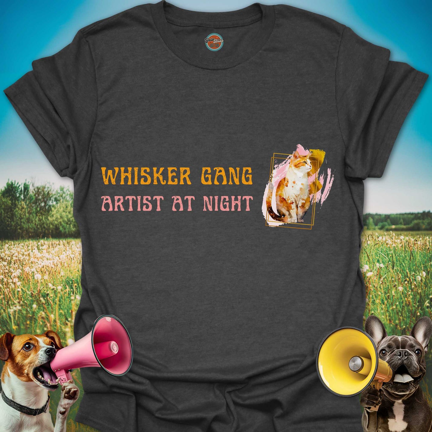 WHISKER GANG CAT - Tee #2