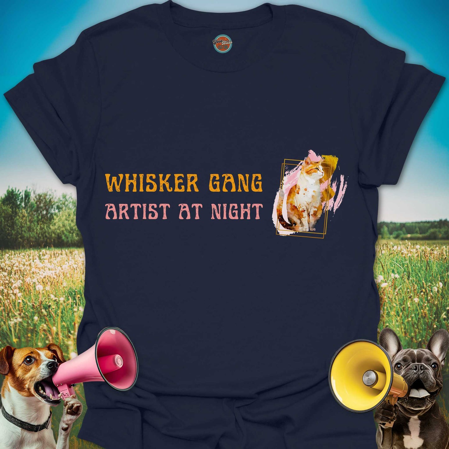 WHISKER GANG CAT - Tee #2