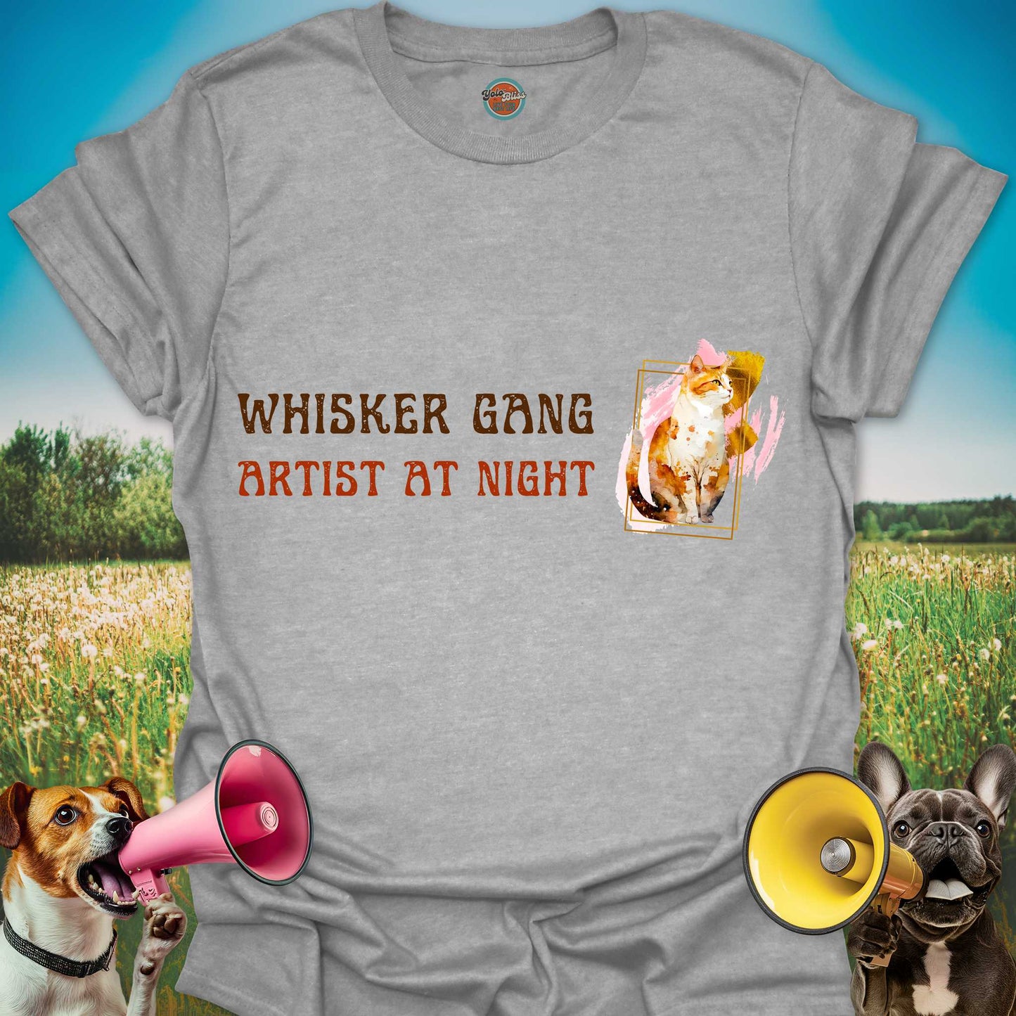 WHISKER GANG CAT - Tee #2