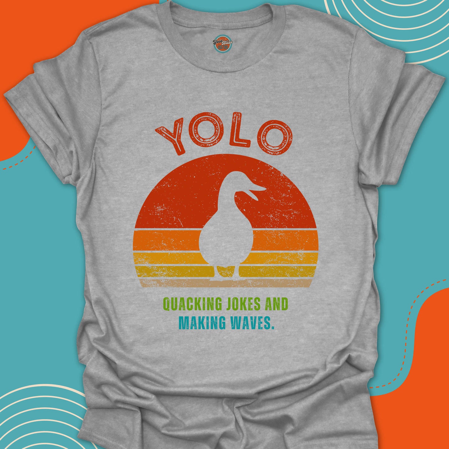 YOLO SUNSET DUCK (Rustic) - Tee #1
