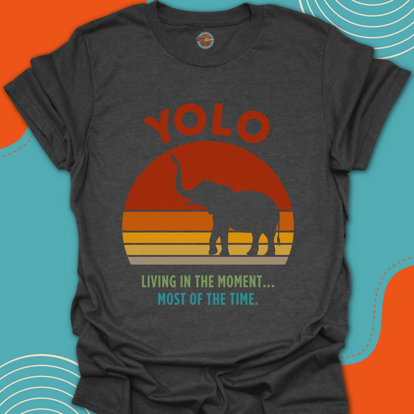 YOLO SUNSET ELEPHANT - Tee #1