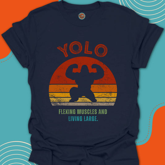 YOLO SUNSET GORILLA (Rustic) - Tee #1