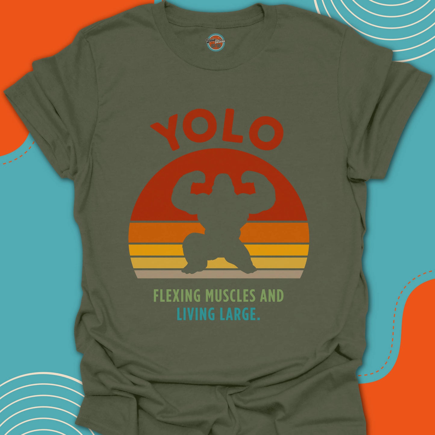 YOLO SUNSET GORILLA - Tee #1