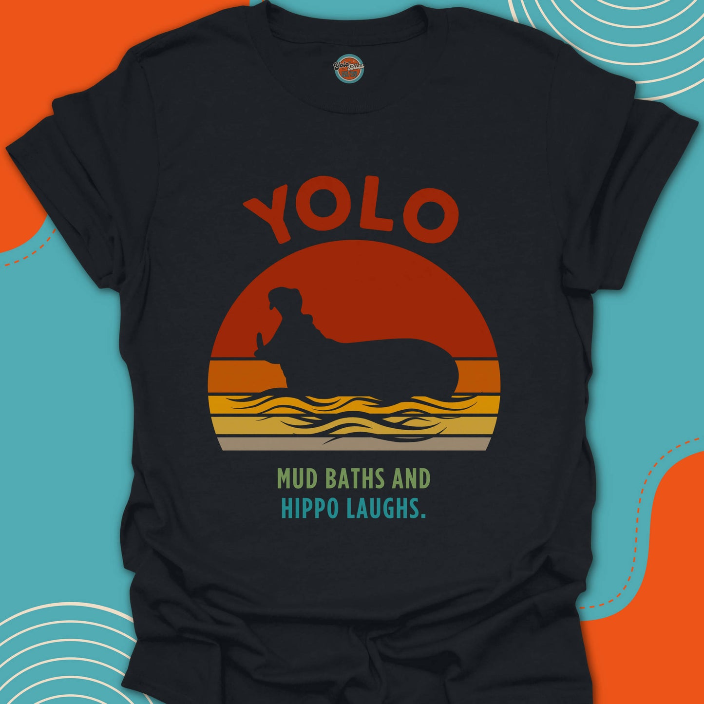 YOLO SUNSET HIPPO - Tee #1
