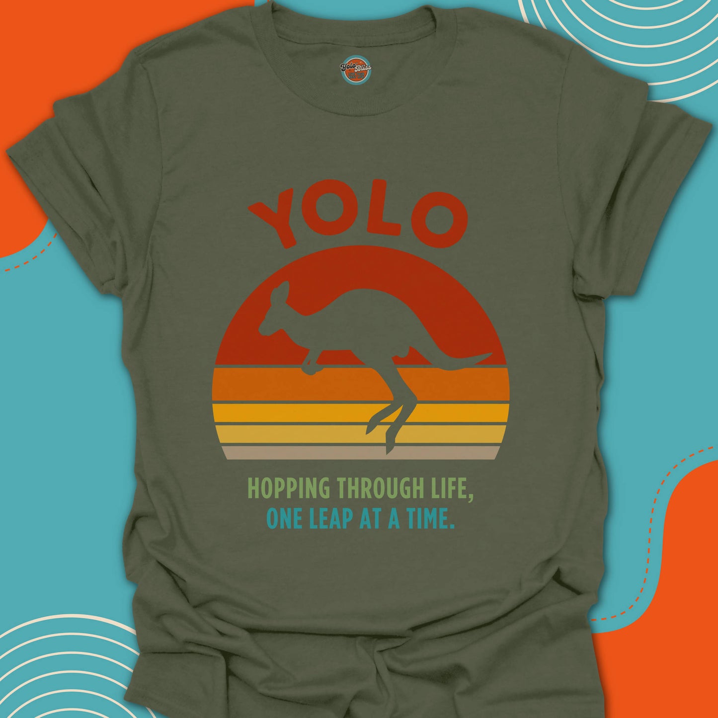 YOLO SUNSET KANGAROO - Tee #1