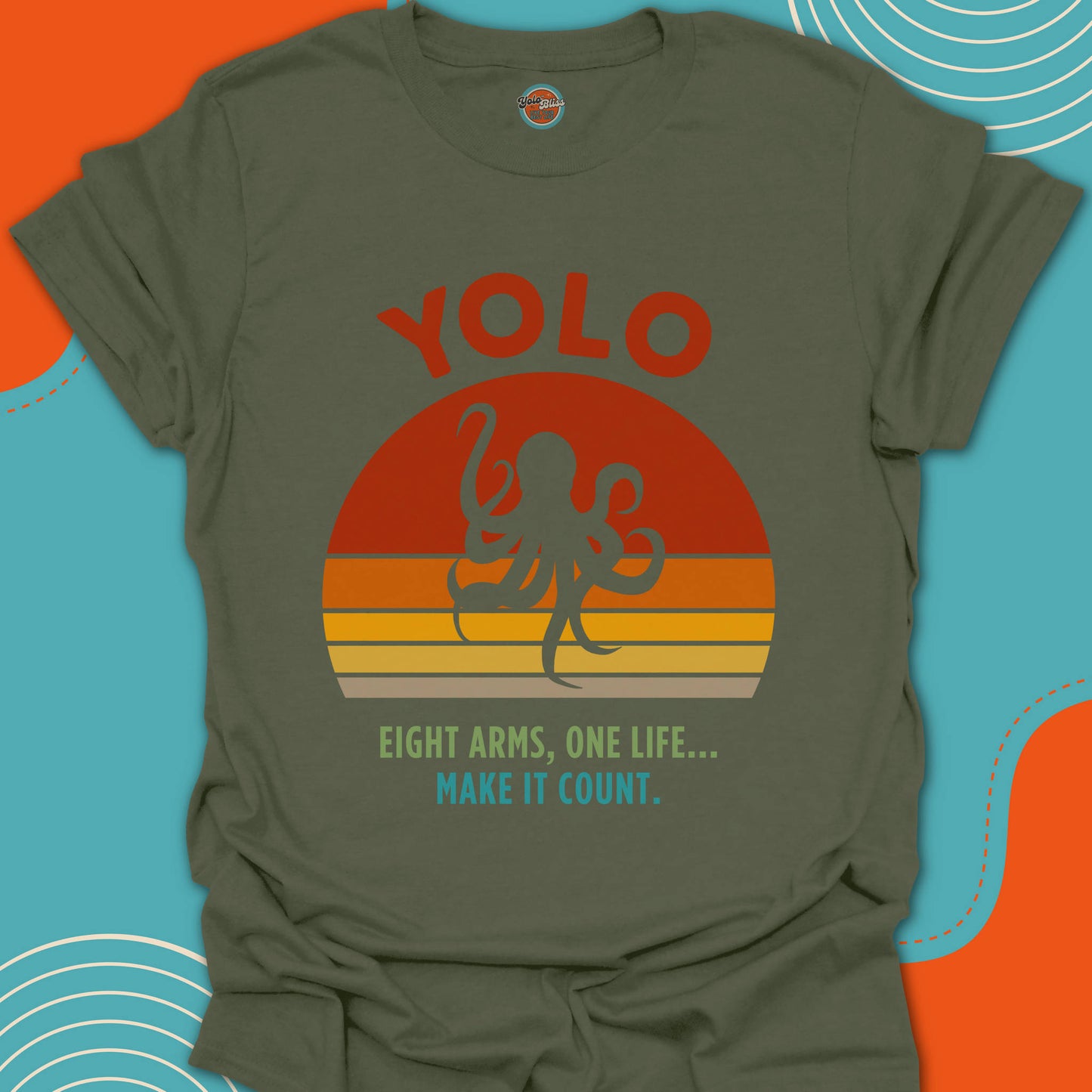 YOLO SUNSET OCTOPUS - Tee #1