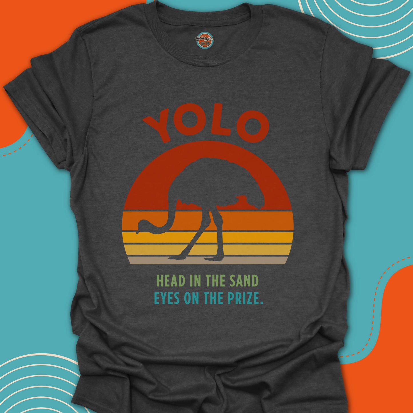 YOLO SUNSET OSTRICH - Tee #1