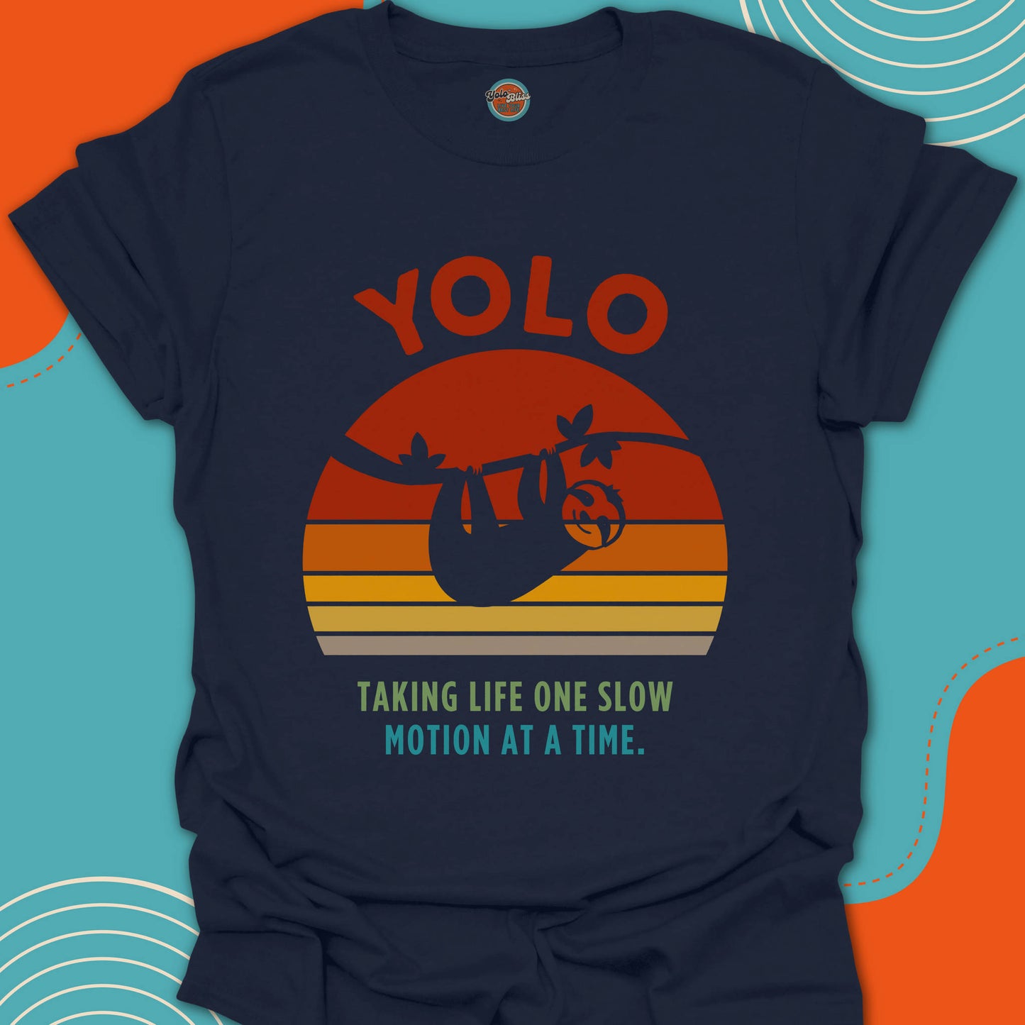 YOLO SUNSET SLOTH - Tee #1