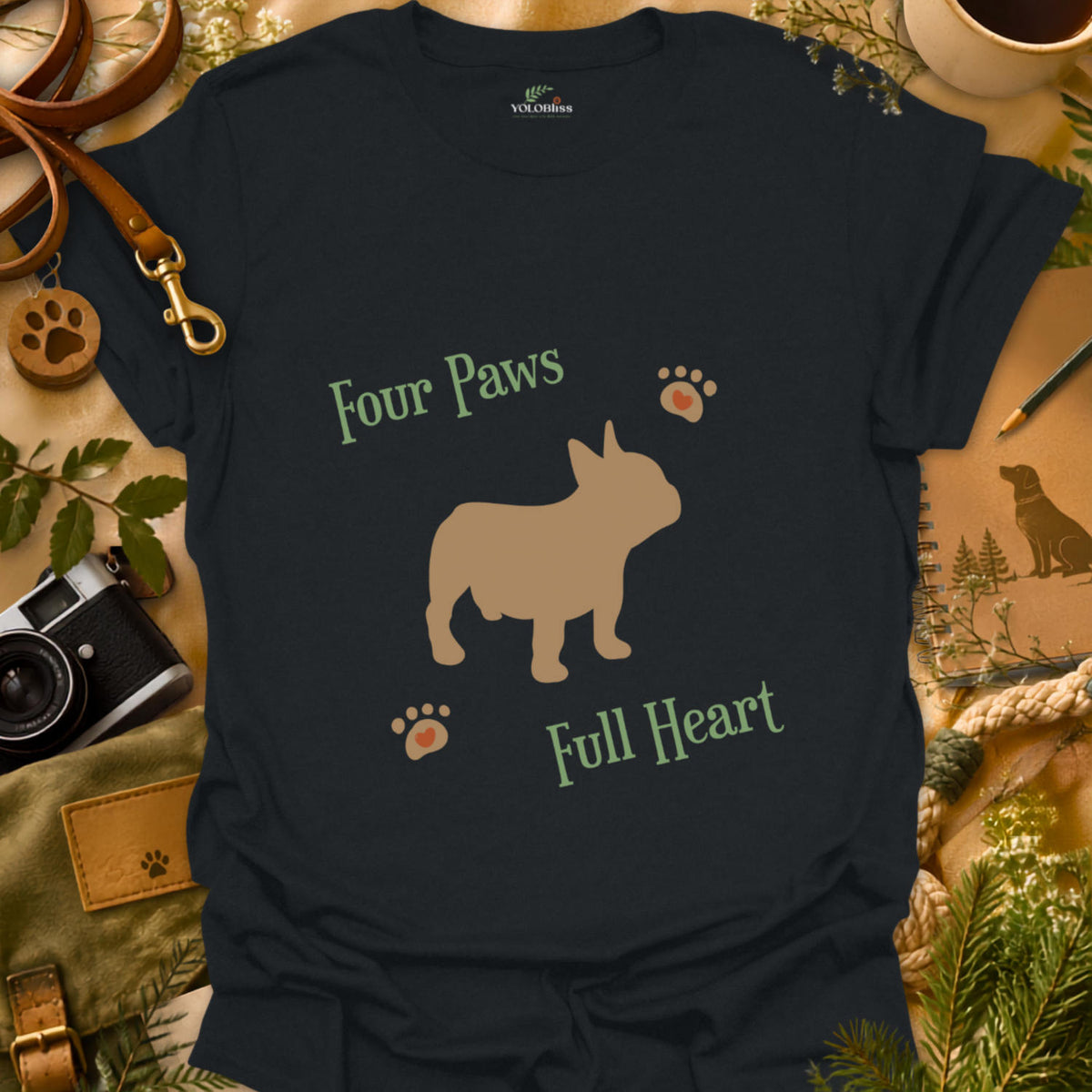 Four Paws Full Heart T-shirt