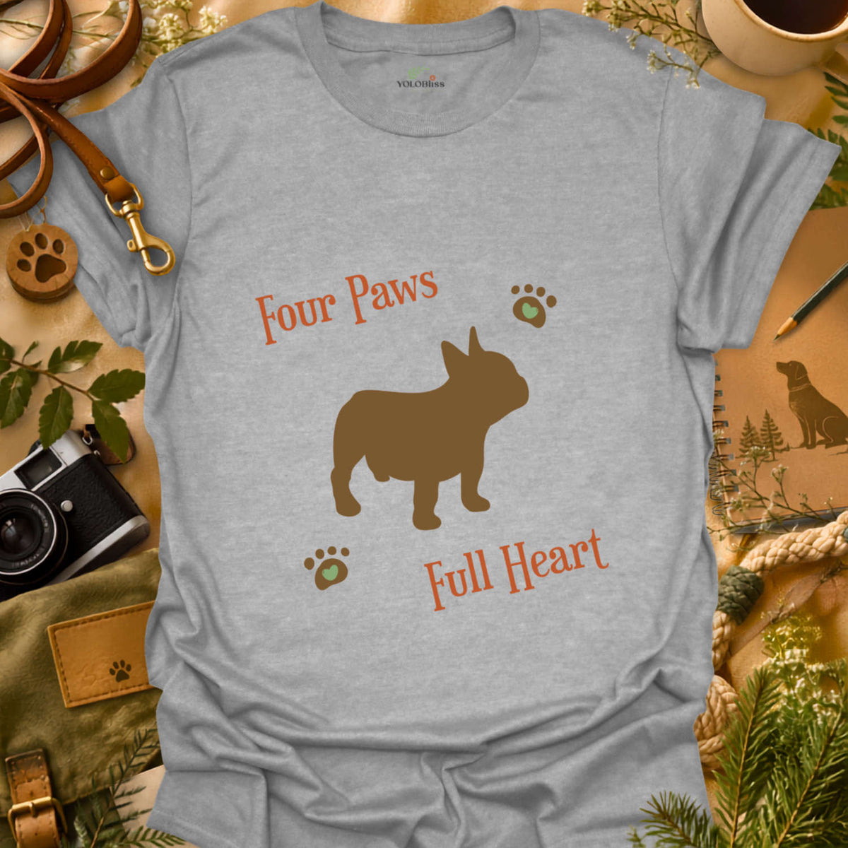 Four Paws Full Heart T-shirt