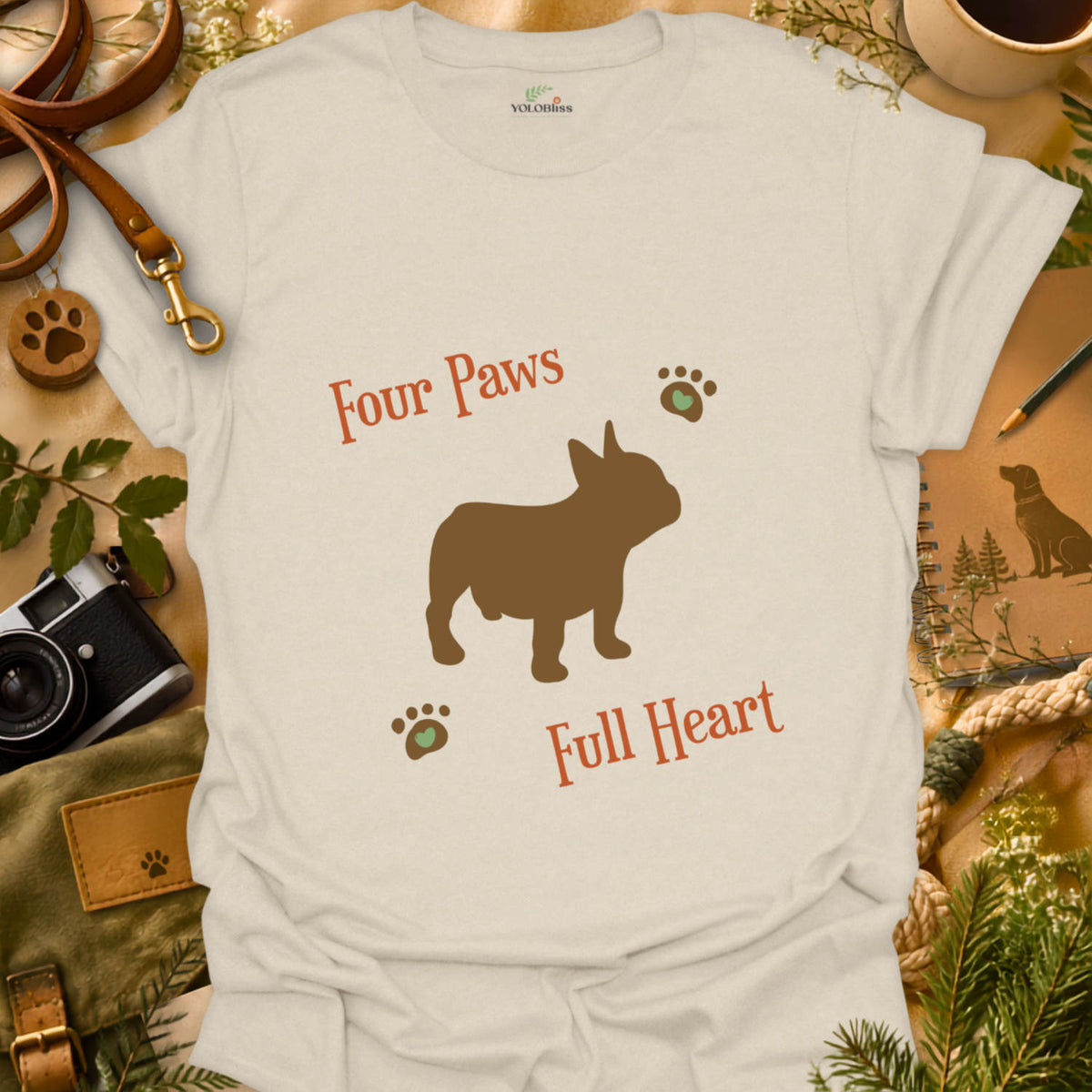 Four Paws Full Heart T-shirt