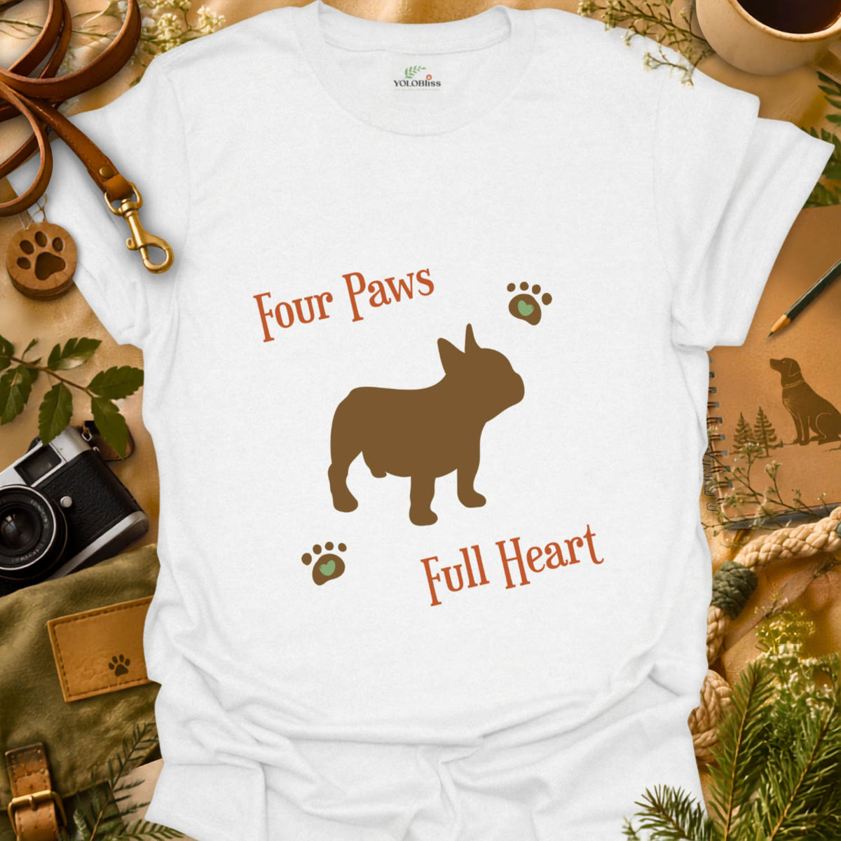 Four Paws Full Heart T-shirt